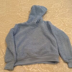 Cozy Blue Girl Hooded Sweatshirt from Athleta Girl